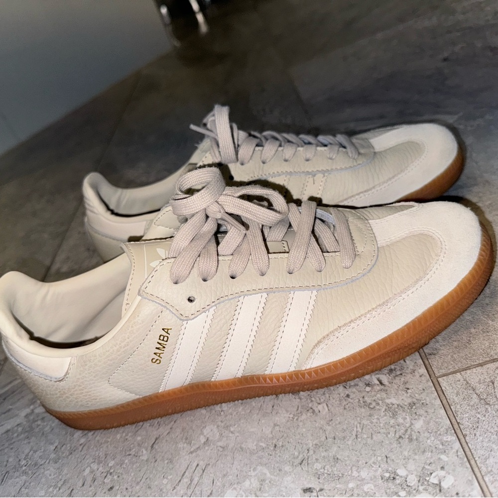 Adidas Samba OG "Beige/White" sneakers women size 10